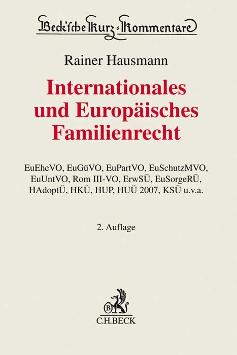 Internationales und Europäisches Familienrecht - Rainer Hausmann