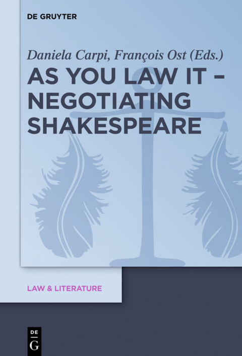 As You Law It - Negotiating Shakespeare - 