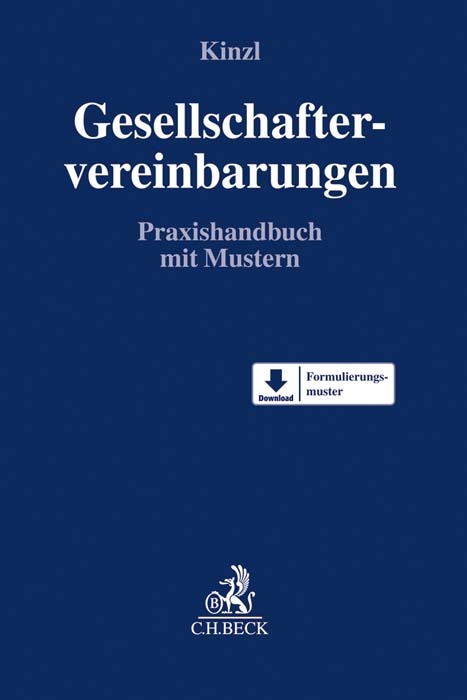 Gesellschaftervereinbarungen - Ulrich-Peter Kinzl