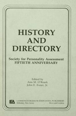 History and Directory - John E. Exner; Ann M. O'Roark
