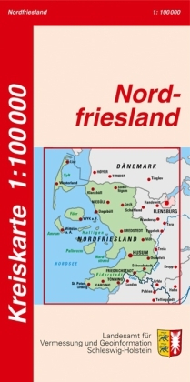 Kreiskarte Schleswig-Holstein Kreis Nordfriesland
