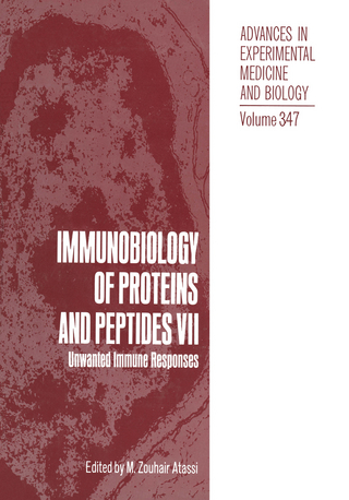 Immunobiology of Proteins and Peptides VII - M. Zouhair Atassi