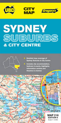 Sydney Suburbs and City Centre Map 218