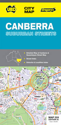 Canberra Suburban Streets Map 259