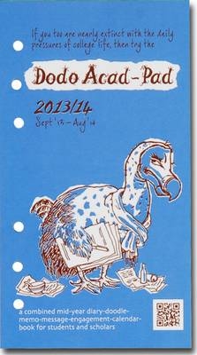 Dodo Acad-Pad Filofax-compatible Pers Org Diary Refill 2013/14 - Academic Mid Year Diary - Naomi McBride