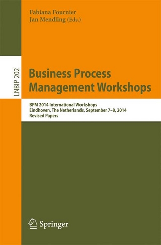 Business Process Management Workshops - Fabiana Fournier; Jan Mendling