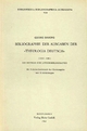Bibliographie der Ausgaben der "Theologia Deutsch" (1516 bis 1961)