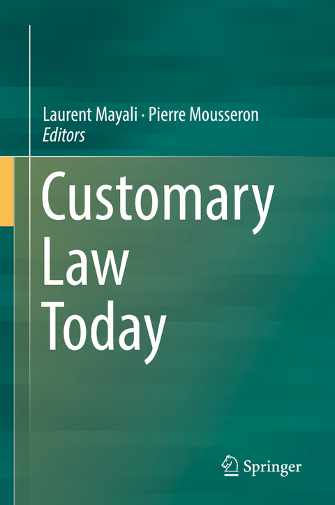 Customary Law Today - 