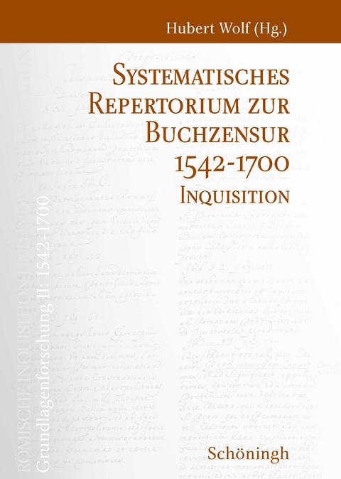 Systematisches Repertorium zur Buchzensur 1542–1700 - 