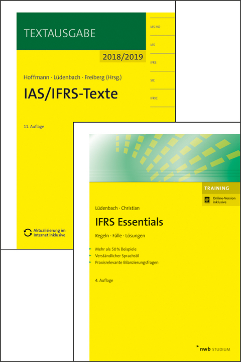 Bücherpaket IFRS Essentials und IAS/IFRS-Texte 2018/2019