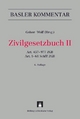 Zivilgesetzbuch II: Art. 457-977 ZGB und Art. 1-61 SchIT ZGB (Basler Kommentar)