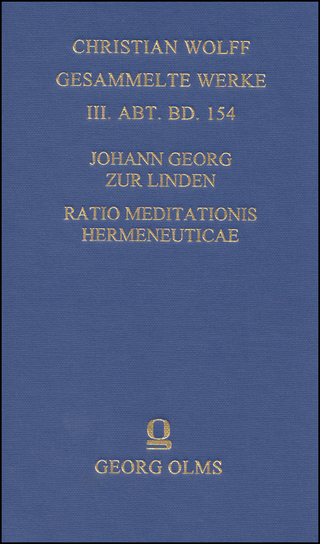 Ratio meditationis hermeneuticae imprimis sacrae methodo systematica proposita - Johann Georg Zur Linden; Luigi Cataldi Madonna