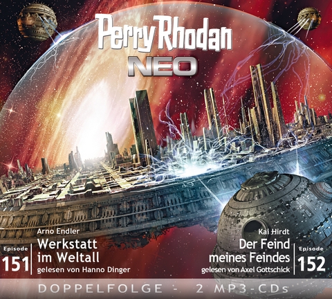Perry Rhodan NEO MP3 Doppel-CD Folgen 151 + 152 - Arno Endler, Kai Hirdt
