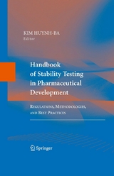 Handbook of Stability Testing in Pharmaceutical Development - 