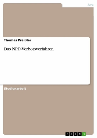 Das NPD-Verbotsverfahren - Thomas Preißler