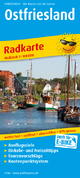 East Friesland: Radkarte mit Ausflugszielen, Einkehr- & Freizeittipps, reissfest, wetterfest, abwischbar. 1:100000
