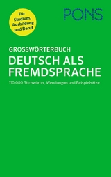 PONS Großwörterbuch Deutsch als Fremdsprache - 