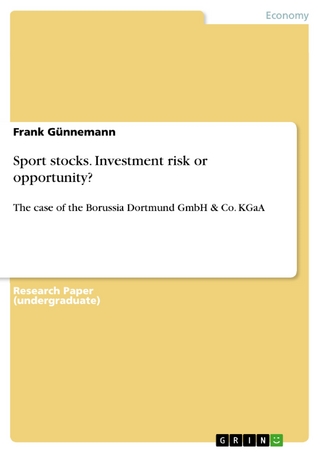 Sport stocks. Investment risk or opportunity? - Frank Günnemann