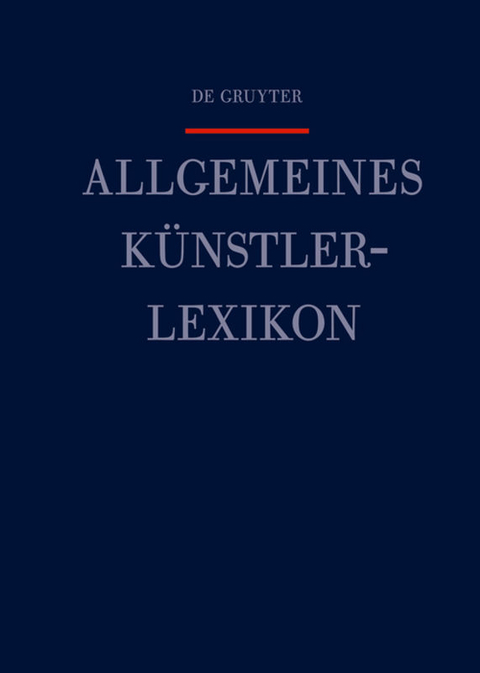 Allgemeines Künstlerlexikon (AKL) / Schleime - Seitter - 