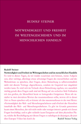 Notwendigkeit und Freiheit im Weltengeschehen und im menschlichen Handeln - Rudolf Steiner
