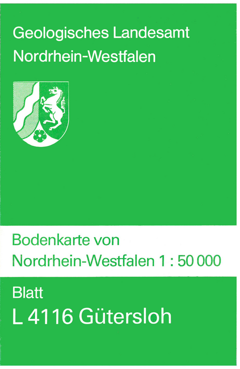 Bodenkarten von Nordrhein-Westfalen 1:50000 / Gütersloh - Hildegard Dahm-Arens