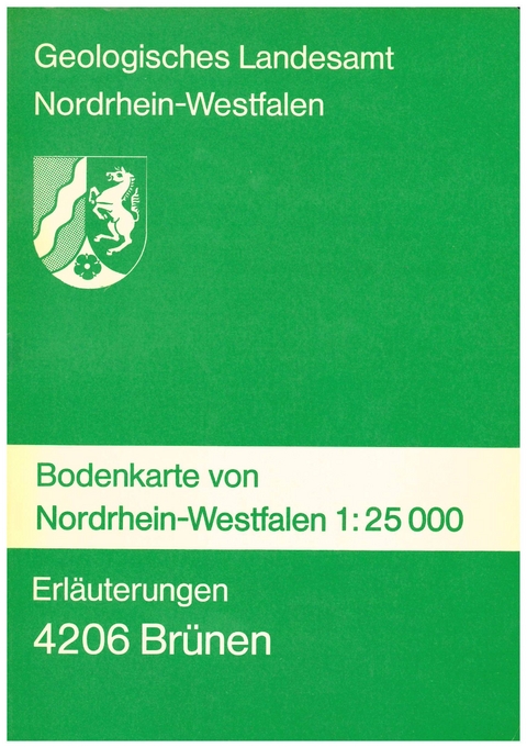 Bodenkarten von Nordrhein-Westfalen 1:25000 / Brünen - Rudolf Herberhold