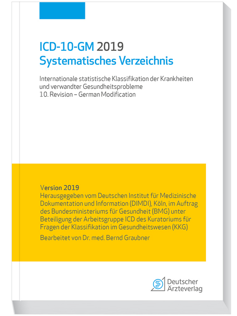 ICD-10-GM 2019 Systematisches Verzeichnis - 