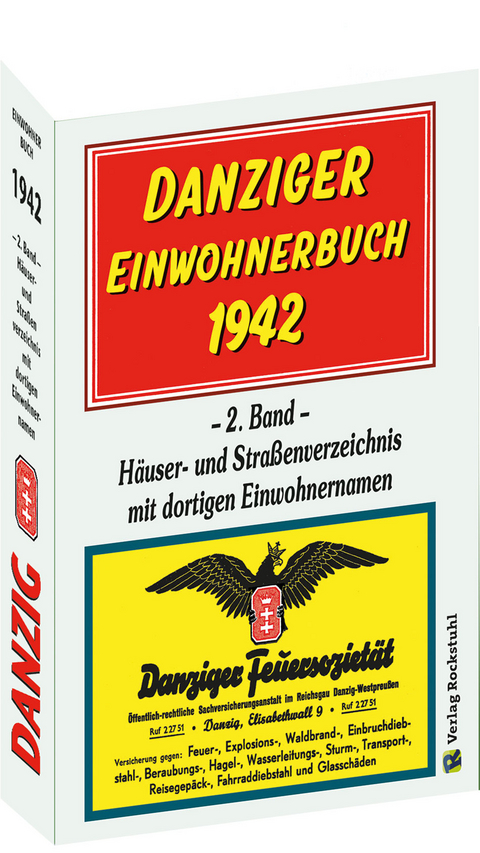 DANZIG - Danziger Einwohnerbuch 1942 - 2. Band