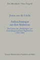 Aufzeichnungen aus dem Malstrom: Die Genese der 'Strahlungen' aus Ernst Jungers privaten Tagebuchern (1939-1958) Joana van de Locht Author