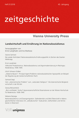 Landwirtschaft und Ernährung im Nationalsozialismus - Ernst Langthaler; Ina Markova