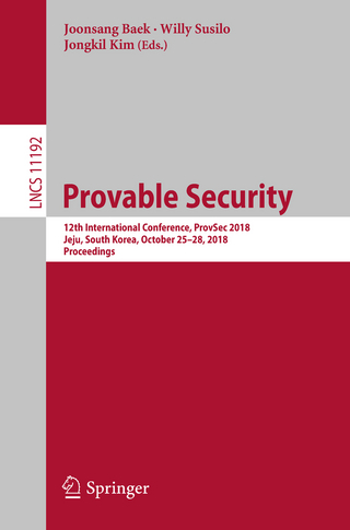 Provable Security - Joonsang Baek; Willy Susilo; Jongkil Kim