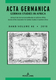 Acta Germanica: German Studies in Africa: 46