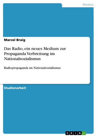 Das Radio, ein neues Medium zur Propaganda Verbreitung im Nationalsozialismus - Marcel Braig
