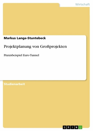 Projektplanung von Großprojekten - Markus Lange-Stuntebeck