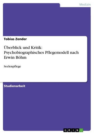Überblick und Kritik: Psychobiographisches Pflegemodell nach Erwin Böhm: Seelenpflege (German Edition)