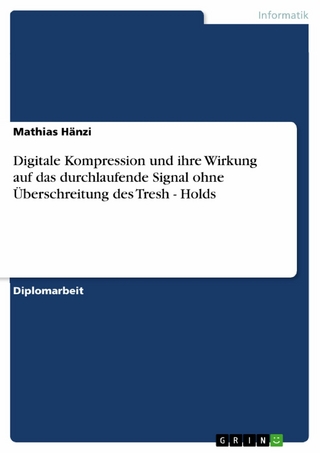 Digitale Kompression und ihre Wirkung auf das durchlaufende Signal ohne Überschreitung des Tresh - Holds - Mathias Hänzi
