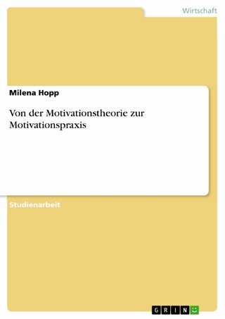 Von der Motivationstheorie zur Motivationspraxis - Milena Hopp