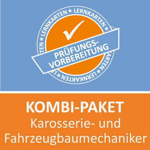 Kombi-Paket Karosserie- und Fahrzeugbaumechaniker Lernkarten - Michaela Rung-Kraus, Zoe Keßler