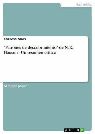 'Patrones de descubrimiento' de N. R. Hanson - Un resumen crítico - Theresa Marx