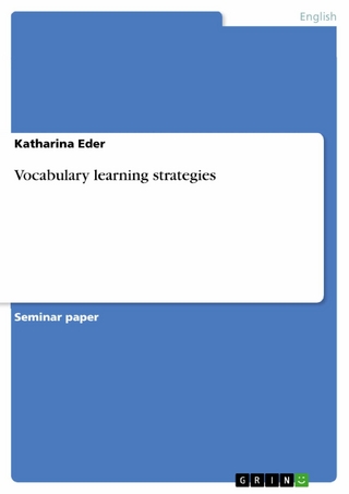 Vocabulary learning strategies - Katharina Eder