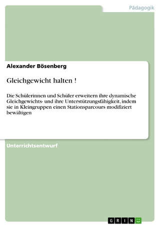 Gleichgewicht halten ! - Alexander Bösenberg