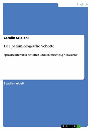 Der parämiologische Schotte - Carolin Scipioni
