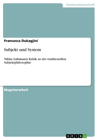 Subjekt und System - Francesca Dukagjini