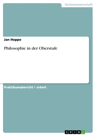Philosophie in der Oberstufe - Jan Hoppe