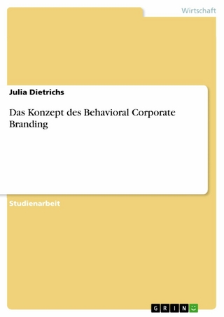 Das Konzept des Behavioral Corporate Branding - Julia Dietrichs