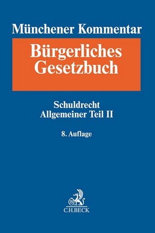 Münchener Kommentar zum Bürgerlichen Gesetzbuch Bd. 3: Schuldrecht - Allgemeiner Teil II - Wolfgang Krüger