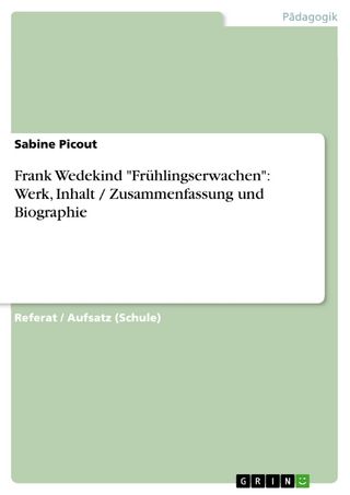 Frank Wedekind 'Frühlingserwachen': Werk, Inhalt / Zusammenfassung und Biographie - Sabine Picout