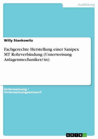Fachgerechte Herstellung einer Sanipex MT Rohrverbindung (Unterweisung Anlagenmechaniker/-in) - Willy Stankowitz
