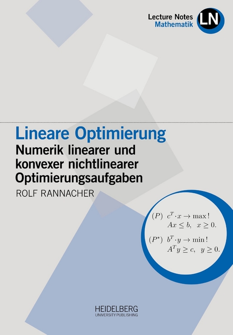 Lineare Optimierung - Rolf Rannacher