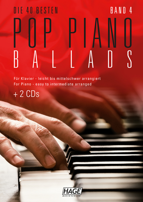 Pop Piano Ballads 4 mit 2 Playback-CDs